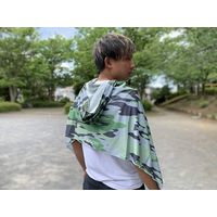 SOPIC ＢＵＧＯＦＦ　アイスフーディ（虫よけ・冷却・ＵＶ）カモフラグリーン　ＢＯ２００１ーＨ　1枚（直送品）