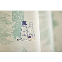 スミノエ ムーミン 遮光カーテン プート 100×200cm ライトブルーグリーン 4549781277554 1枚