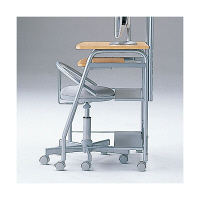 サンワサプライ パソコンデスク 幅750×奥行528×高さ1100～1250mm HLN-75N 1台（直送品）