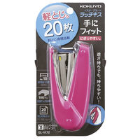 コクヨ ホッチキス ラッチキス ピンク 20枚とじ ステープラー SL-M72P 1セット（5個）