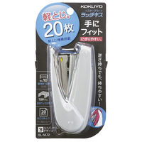 コクヨ ホッチキス ラッチキス 白 20枚とじ ステープラー SL-M72W 1セット（5個）