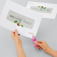 コクヨ ハリナックス コンパクトアルファ ピンク 5枚とじ 針なしステープラー 針なしホッチキス SLN-MSH305P 3個