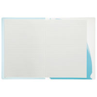 コクヨ キャンパスカバーノート（プリント収容ポケット付き）ブルー ノ-623AN-B 1セット（5冊）