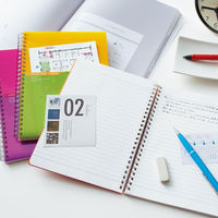 コクヨ ツインリングノート <カラータグ> セミB5 罫幅 CTス-C20B 1セット(1冊(90枚)×10)