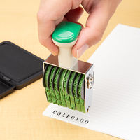 コクヨ 回転印 欧文数字 2号8連 明朝体 IS-2-8 1個