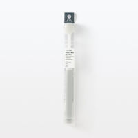 無印良品 ヘッドが交換できる歯ブラシ ワイドヘッド グレー ふつう 全長184mm 良品計画