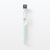 無印良品 ヘッドが交換できる歯ブラシ ワイドヘッド ブルー ふつう 全長184mm 良品計画