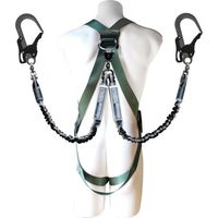 基陽 KH 墜落制止用器具フルハーネス スターターフルハーネス じゃばら式ランヤード オリーブ XVW6LJPWS 1個 538-8092（直送品）