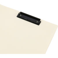 ナカバヤシ ダブルストッパーファイル 二つ折り ダブルとじ具 A4/A3兼用 ホワイト CH-9030W 1セット(1冊×2)