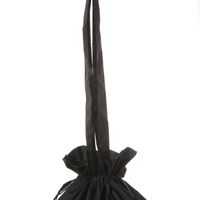 巾着トートバッグ ブラック LAKOLE/ラコレ