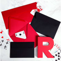 クレールフォンテーヌ ポレン封筒 洋2 ブラック 1 cf5836 1パック