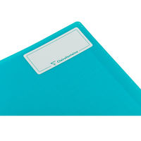 クレールフォンテーヌ KOVERBOOK　SILVER カバーブックシルバー　ホチ留　17×22　横罫 イエロー 1冊（直送品）