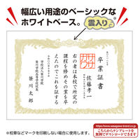 ササガワ OA賞状用紙 白 A4判 縦書用 10-1060 1冊(10枚)