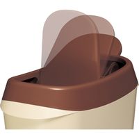 伊勢藤 スイング式くず入 ペンデル 3L ベージュ 4950672657872 1個