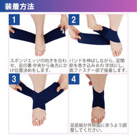 足首（膝）サポーター ソフラウルファーOA ネイビー L 037964 1枚 竹虎