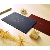 ササガワ 洋2封筒 インディゴ 16-2044 1冊(5枚)