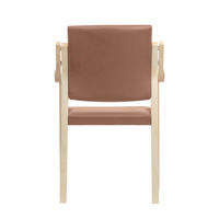 藤沢工業 ナチュラル ウッドチェア テラコッタ 福祉用イス 介護用イス スタッキング椅子 木製イス 木製チェア 天然木 ブラウン 1脚