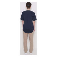 ボンマックス ユニセックスバンドカラーシャツ ネイビー 4L BKB4506 1枚（直送品）