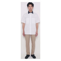 ボンマックス ユニセックスレギュラーカラーシャツ ホワイト SS BKB4505 1枚（直送品）