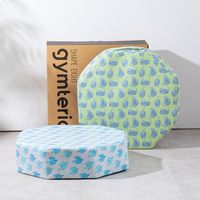 Gym terior トランポリンクッション かぎのしっぽの猫 1個 FUJIEI エクササイズ カバー付 運動不足解消 体幹トレーニング 動物柄 かわいい