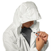 Makku(マック) パノラマバッグインレインスーツ AS-5140 ホワイトS 1着（直送品）