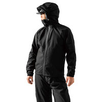 Makku(マック) フレックスフィットレインスーツ AS-5130 ブラック5L 1着（直送品）