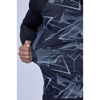 おたふく手袋 BT冷感・消臭パワーストレッチ 長袖クルーネックシャツ カモフラ×ブラック 3L JW-623 1枚（直送品）