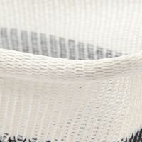 ニットメッシュバスケット（角） ブラック LAKOLE/ラコレ