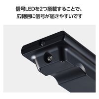リモコン レコーダー用 4メーカー対応 1台2役 ブラック ERC-BDR02BK-MU エレコム 1個