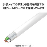 タイプCケーブル 2本セット （USB-C to C） 1m PD 60W 白 MPA-CCECTW10WH エレコム 1個