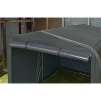 SANKA 簡易万能ガレージ 大 PVC BGC-PVC03GY 1台（直送品）