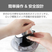 フードプロセッサー ステンレスボトル コンパクト 1台5役 オールインワン収納 シルバー TK2000 S テスコム 1個