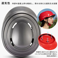 ロックブロス 折り畳みヘルメット(ZK-016RD)レッド ZK-016RD 1個 4570122013302（直送品）