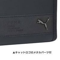 クツワ PUMA(プーマ) 2つ折りホック ウォレット ブラック PM510BK 1セット(2個)（直送品）
