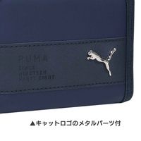 クツワ PUMA(プーマ) 2つ折りホック ウォレット ネイビー PM510NB 1セット(2個)（直送品）