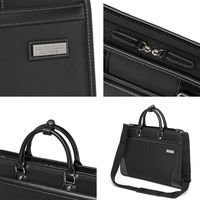 三洋 ブリーフケース 2WAY シングル 740-1000-01 1個（直送品）