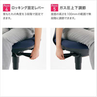 【組立設置込】プラス BeneS メッシュチェア EXハイバック 可動肘 ダークグレーフレーム ブラック KD-BN35MKL BK 1脚（直送品）