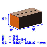 トレンドサイン 宅配用マチ付きクラフト袋 精米袋 10kg~30kg用 ダンボール代替外袋 SKPB-roL 1セット(100枚)（直送品）