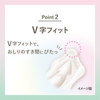 【生理用品】 ナプキン 特に多い昼用25cm 羽つき ロリエ しあわせ素肌 もちふわfit 1セット（1パック（14個入）×6）花王