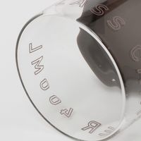 ガラス製キャニスター（400ml） グレー LAKOLE/ラコレ