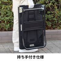 現場のチカラ　樹脂台車（ハンドル折りたたみ）　スタンダード　150kg荷重 オリジナル