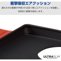 AQUOS R9 ケース レザー 手帳型 マグネット 衝撃吸収 超軽量 薄型 ブラック PM-S242PLFUBK エレコム 1個（直送品）