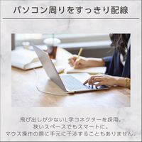 USB-Cケーブル USB Type C to C 2m L字 ILMF イエロー U2C-CCL20NYL-IL エレコム 1個