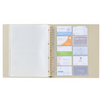 リヒトラブ Roomy クリヤーブック<ポケット交換式> A4 グレー N290-27 1箱(5冊入)