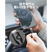 VOLTME USB充電ケーブル 1m USB-A[オス] - USB Type-C[オス] 60W シリコン製 ブラック 1本