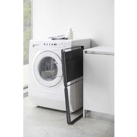 tower（タワー） 折り畳み高床式ランドリーバスケット タワー ブラック 5662 1台 山崎実業