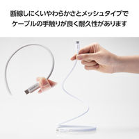 タイプCケーブル (USB-C to C) 1m PD 100W 磁石 白 MPA-CC5PMG10WH エレコム 1個