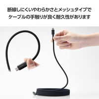 タイプCケーブル (USB-C to C) 2m PD 100W 磁石 黒 MPA-CC5PMG20BK エレコム 1個