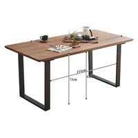 【軒先渡し】後藤家具物産 ダイニングテーブル ウォールナット突板仕様 幅1600×奥行800×高さ710mm ブラウン DT-MKRI 1台（直送品）