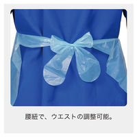 フィフティ・ヴィジョナリー プラスチックエプロン(ブルー) FV-EZ-00060 1セット(1箱(80枚)×24)